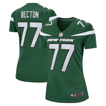 womens nike mekhi becton gotham green new york jets game je